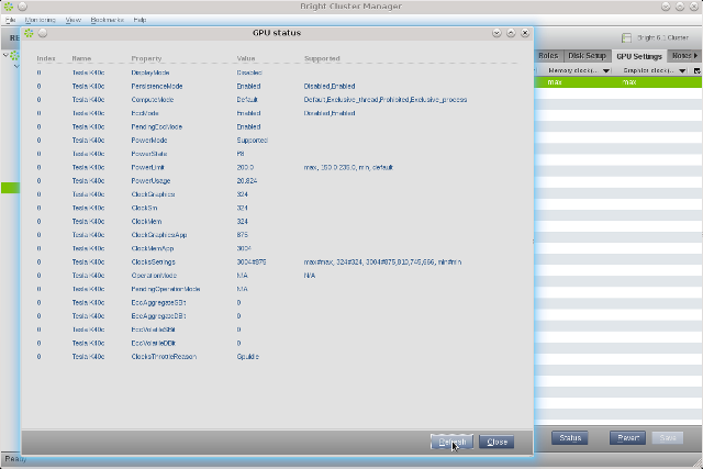 Bright 6.1 Screenshot - K40 GPU - Status