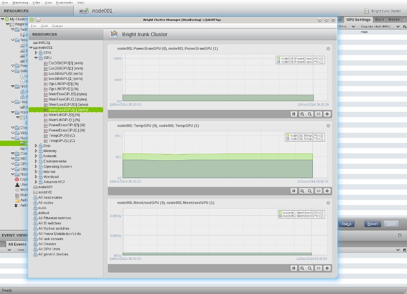 Bright Cluster Manager Screenshot